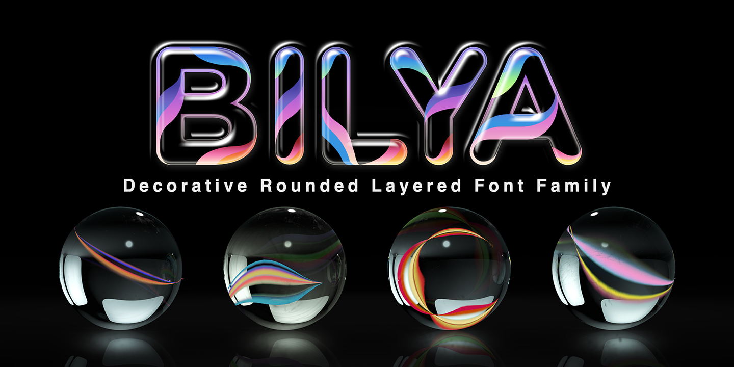 Example font Bilya Layered #7